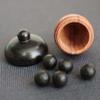 10Pcs Mini Acorns Solid Wood Medicine Pill Box Portable Sandalwood Acorn Pill Case Tablets Storage Sealed Can for Outdoor view 4