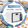 Gemaxvoled 2 Pack Medicine Lock Box, Large Capacity Premium Material Lockable Storage Bin Organizer Box with Combination Code for Safe Medication/Fridge Food/Snacks/Phone/Tablet Jail view 2