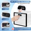 Gemaxvoled 2 Pack Medicine Lock Box, Large Capacity Premium Material Lockable Storage Bin Organizer Box with Combination Code for Safe Medication/Fridge Food/Snacks/Phone/Tablet Jail view 4