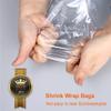 CANWUPON 24Pcs Shrink Wrap Bags for Gift Baskets - 32x40 Inch Clear PVC Heat Shrink Bags Cellophane Wrap for Packaging,Gift Wrapping (32 x 40 24Pcs) view 3