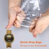 CANWUPON Shrink Wrap Bags for Gift Baskets, Clear PVC Heat Shrink Bags Cellophane Wrap for Packaging,Gift Wrapping (20 * 24 12pack) view 3