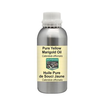 DEVPRAYAG Pure Yellow Marigold Oil (Calendula officinalis) 1250ml (42 oz)