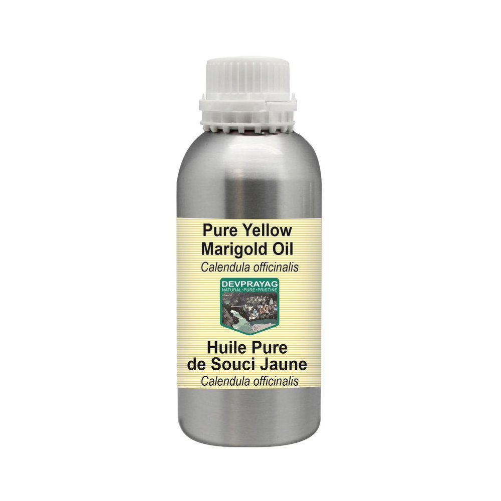 DEVPRAYAG Pure Yellow Marigold Oil (Calendula officinalis) 1250ml (42 oz)