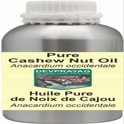 DEVPRAYAG Pure Cashew Nut Oil (Anacardium occidentale) 1250ml, (42 oz)