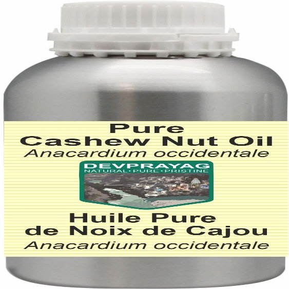 DEVPRAYAG Pure Cashew Nut Oil (Anacardium occidentale) 1250ml, (42 oz)