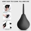224ML Douche Enema kit Silicone, Reusable Enema for Constipation Cleaner for Men Women(Black) view 4