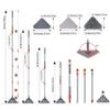 82 Inches Wall Cleaner Mop with Long Handle, with 39.8-82 Inch Extension Pole 360 Rotatable Wall Triangle Mop Kit for Walls Ceiling Window Skirting Floor Dust Cleaning (Retractable Mop) view 2