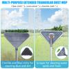 82 Inches Wall Cleaner Mop with Long Handle, with 39.8-82 Inch Extension Pole 360 Rotatable Wall Triangle Mop Kit for Walls Ceiling Window Skirting Floor Dust Cleaning (Retractable Mop) view 3