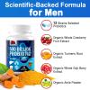 Probiotics for Men, 500 Billion CFU & 12 Mens Probiotic for Digestive Health + 4 Organic Prebiotic Fiber, for Digestive, Gut, Immune Health, Bloating, Gas, Energy Support, Shelf Stable - 60 Capsules view 4