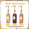 8 Pack Coffee Syrup Pumps, Fits Most 750ml Bottles (Torani, Davinci, Matteo, Jordan's) - No Dripping, Gold view 3