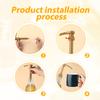 8 Pack Coffee Syrup Pumps, Fits Most 750ml Bottles (Torani, Davinci, Matteo, Jordan's) - No Dripping, Gold view 4