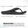ABEO Laguna Thin Strap Flip Flops For Women | Orthopedic Sandals | Ball of Foot Pain Relief | Built-In Metatarsal Pads Women | Ball Of Foot Cushions for Women Black 11 Medium view 4