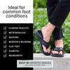 ABEO Laguna Flip Flops For Women | Orthopedic Sandals | Arch Support Sandals | Ball of Foot Pain Relief | Built-In Metatarsal Pads Women | Ball Of Foot Cushions for Women Metallic 10 Medium view 4