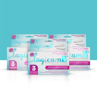 LAGICAM V 3 Day Yeast Infection Treatment for Woman, 3 Pk