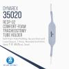 Dynarex Comfort-Foam Tracheostomy Tube Holder - with Soft Foam Tube Padding & Secure Hook & Loop Closure, Supports & Stabilizes Airflow - Tracheostomy Supplies - Box of 12 (Small) view 2