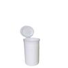 Evo Plastics 315 White 13 DRAM Pop Top Bottles - Airtight Odor Proof Containers - BPA Free Medical Grade Plastic Prescription Pop Tops view 3