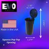 Evo Plastics 315 White 13 DRAM Pop Top Bottles - Airtight Odor Proof Containers - BPA Free Medical Grade Plastic Prescription Pop Tops view 4