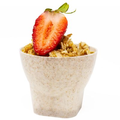 48 Pack Tiny Eco-Wheat 3 oz Rum Shot Wheat Plastic Mini Dessert Parfait Cup Eco Recyclable Wheat Plastic for Mini Appetizer, Perfect for Weddings, Party, and All Events CMJJ