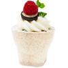48 Pack Tiny Eco-Wheat 3 oz Rum Shot Wheat Plastic Mini Dessert Parfait Cup Eco Recyclable Wheat Plastic for Mini Appetizer, Perfect for Weddings, Party, and All Events CMJJ view 3