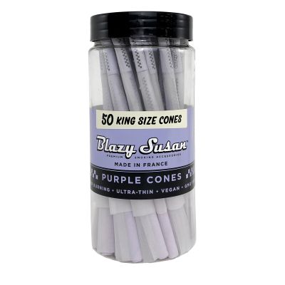 Purple King Size Cones 50CT BLAZY SUSAN