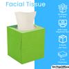 1InTheOffice Facial Tissue, Tissue Paper Box, Facial Tissue Paper, 2-Ply, Cube Boxes, White, 95 Sheets/Box, 6 Boxes view 2