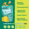 Crispy Green Pina Picante Dehydrated Pineapple Healthy Snacks, Chili Lime, 12 Single Serve Bags view 3