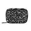 Sletend Pill Box Halloween Bats 7 Day Pill Case Travel Pill Organizer Bag with Zipper Portable Weekly Vitamin Medicine Supplement Holder Pouch Bag view 1