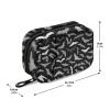 Sletend Pill Box Halloween Bats 7 Day Pill Case Travel Pill Organizer Bag with Zipper Portable Weekly Vitamin Medicine Supplement Holder Pouch Bag view 3