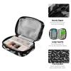 Sletend Pill Box Halloween Bats 7 Day Pill Case Travel Pill Organizer Bag with Zipper Portable Weekly Vitamin Medicine Supplement Holder Pouch Bag view 4