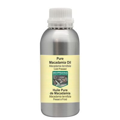 Devprayag Pure Macadamia Oil (Macadamia ternifolia) Cold Pressed 1250ml, (42 oz)