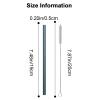 Reusable Straws, 6PCS Plastic Straws Bulk Detachable Plastic Drinking Straw Multicolor Thick Plastic Straws with Straw Brush view 3