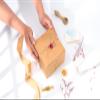Dekun 5 Pack Premium 6x6x4 Inches Brown Gift Boxes with lid, Easy Assemble Recyclable Bridesmaid Proposal Kraft Boxes Crafting Cupcake Boxes with Lids for Presents/Packaging/Christmas (6x6x4 inches) view 4