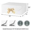 GoooodGift White Large Gift Box 13x11x5.3 Inches,Gift Box with Lid Magnetic Closure, Christmas,Rectangle Collapsible Gift Boxes for men shoes (Matte White) view 3