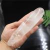 18cm Natural Clear Quartz Crystal Wand Hand Carved Massage Stick Gemstone Yoni Wand,18-4cm view 1