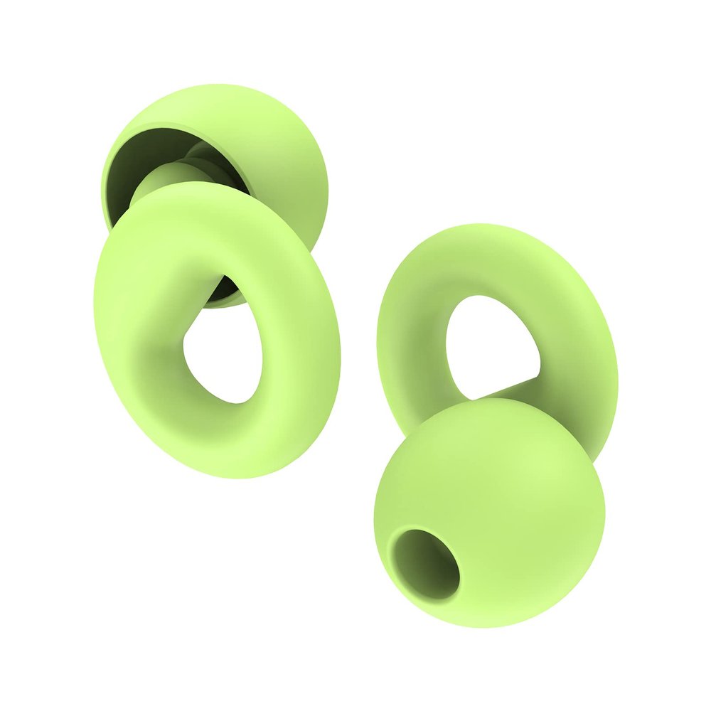 Noise Canceling Earplugs for Sleep and Concentration New Flexible Earplugs for Better Attenuation2 Pair Reusable Deal for Side Sleepers &Noise Sensitive Person  27dB Noise CancellationDark Green