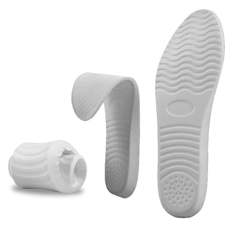 Hight Elastic Comfot Insoles, Shock Absorption and Cushioning Orthotic InsolesDaily Walking, Running Insole (Men 7.5/ Women 8.5)