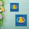 Happy Easter Peeps Disposable Paper Napkins Spring Party Classroom Decorations (Blue) view 4