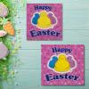 Happy Easter Peeps Disposable Paper Napkins Spring Party Classroom Decorations (Pink) view 4