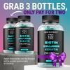 Biotin Gummies with Keratin & Collagen Peptides - Advanced Supplement for Hair Growth Treatment for Men & Women Hair Skin and Nails Vitamins  Biotin 10000mcg | Keratin 100000mcg | Collagen 100000mcg view 2