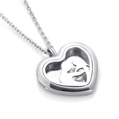 BIAIHQIE Heart Diffuser Essential Oil Perfume Pendant Necklace Pads As Gift