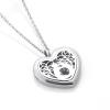 BIAIHQIE Heart Diffuser Essential Oil Perfume Pendant Necklace Pads As Gift view 1