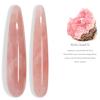 18cm Natural Rose Quartz Crystal Wand Pink Quartz Massage Yoni Wand for Women Gift,18-4cm view 3
