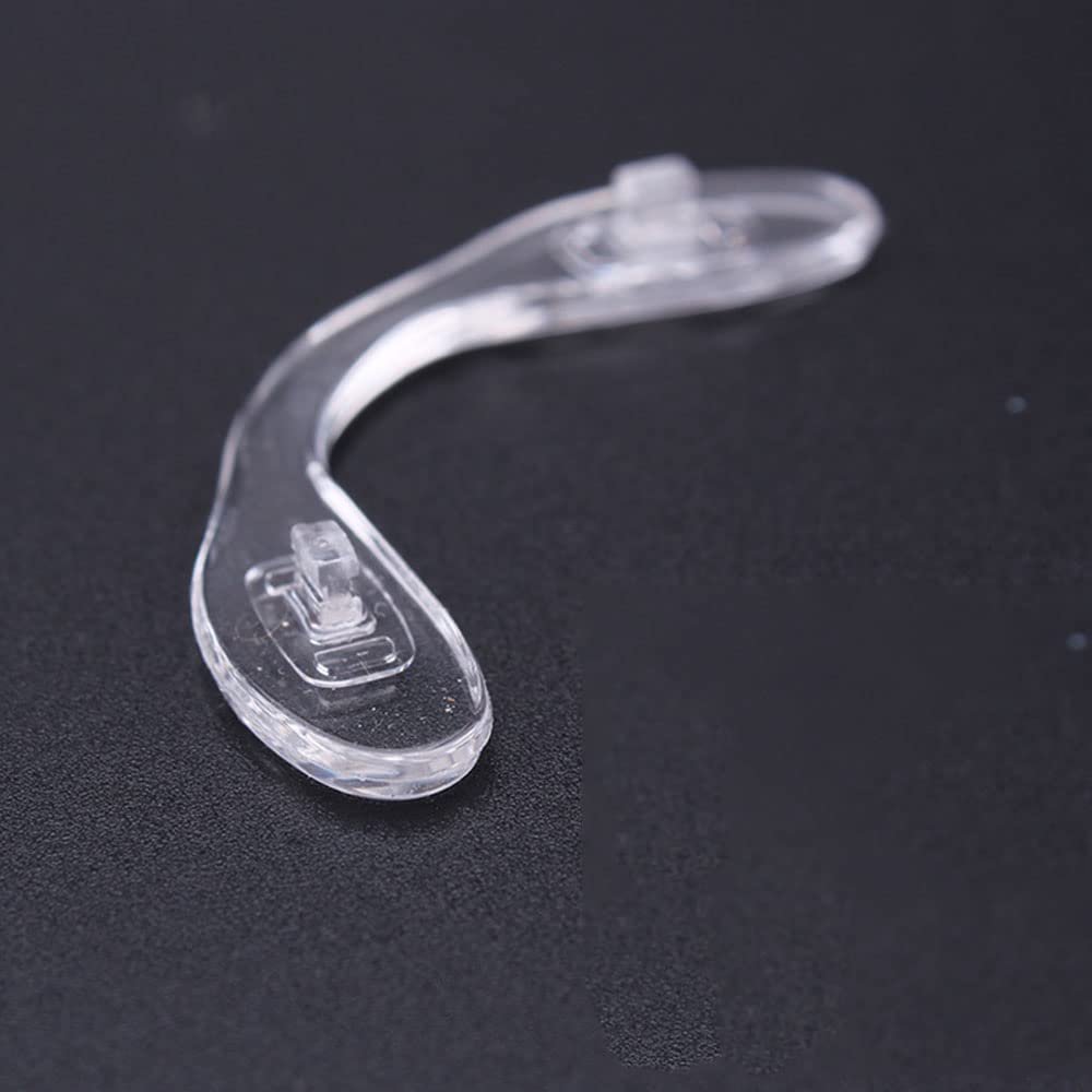 Eyeglasses Nose Bridge Pushin Pieces Push in Soft Silicone Slide in Pads Nosepads for Eye Glasses Sunglasses