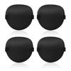 4pcs Eye Patches, Medical Eye Patches for Adults, Soft 3D Adjustable Lazy for Left & Right for Improving Weak Strabismus, Surgery Recovery Period (Black) view 1