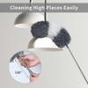 BOOMJOY Microfiber Feather Duster with 100 Inches Extendable Pole, 2 Pack Dusters for Cleaning Ceiling, Fan, Furniture view 2