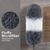BOOMJOY Microfiber Feather Duster with 100 Inches Extendable Pole, 2 Pack Dusters for Cleaning Ceiling, Fan, Furniture view 3