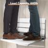 Wall Mount Shower Seat 18", Shower Bench Wall Mount for Inside Shower, Fold Down Shower Seat, Shower Seats for Adults  view 3