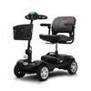 Folding Mobility Scooter for Seniors 4 Wheel Scooter for Adults Electric Medical Scooter Compact for Foldable in Boot Trunk for Traveling with Seniors (Metal Green) view 1