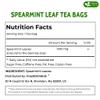 Spearmint Tea Bags, 100% Natural & Pure Spearmint Leaves. Loose Leaf Spearmint Herbal Tea. Spearmint Leaf Tea. No Sugar, No Caffeine, No Gluten, Vegan. view 2