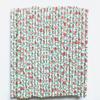 10000 pcs Biodegradable Paper Drinking Straws Wholesale, Cheap Restaurant Cafe Cocktail Juice Bar Baby Shower Wedding Rose Flower Garden Craft Lollipop Cake Pop Sticks (Light Blue with Floral) view 1